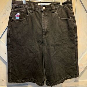 Big Boy Large Black Denim Shorts